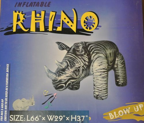 37" tall X 66" long Rhino